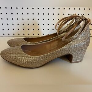 Anthropologie Pilcro and the Letterpress Ana Glitter Shoes